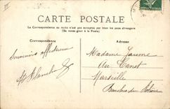 CPA Folklore Auvergne La bourree Presentation des dames