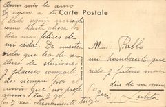 VINTAGE POSTCARD Fantasy Illustrator Child Bernet Letter-box