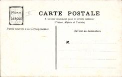 VINTAGE POSTCARD Fantasy Illustrator Besnou Mending of the nets