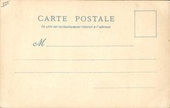 VINTAGE POSTCARD the Old man Paris Turn of the Louvre and house to the pillars