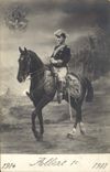 CPA Albert 1er a cheval