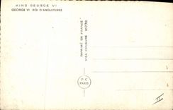 CPM King George VI Roi d'Angleterre