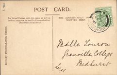 VINTAGE POSTCARD The princess off Wales and her youngest its Prince John