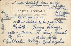 CPA Militaria Medailles militaires Medaille