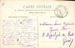 VINTAGE POSTCARD Rose Theater Puff out Parisian