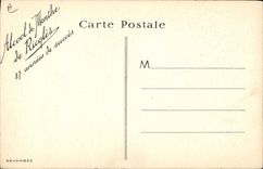 VINTAGE POSTCARD Theater the Beaumarchais theater the barber of Seville Ricqles Piano