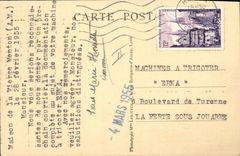 VINTAGE POSTCARD Small maidservants of the Sacring Heart Missionaries catechists of the blacks Menton