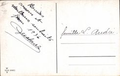 VINTAGE POSTCARD Negro Giraffe the resquilleuse one