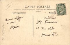 VINTAGE POSTCARD Negro Wishes of happiness