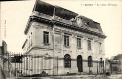 VINTAGE POSTCARD Bank Savings bank Joigny