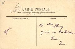 VINTAGE POSTCARD Bank Le Havre the Savings bank and the boulevard of Strasbourg Tram