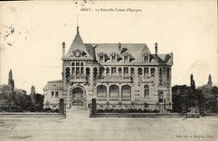 VINTAGE POSTCARD Gray Bank the new Savings bank