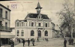 VINTAGE POSTCARD Bank Savings bank Graulhet