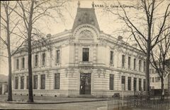 VINTAGE POSTCARD Bank Savings bank Laval