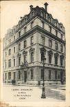 VINTAGE POSTCARD Bank Savings bank of the Rhone Street of the Lyon Stock Exchange