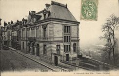 VINTAGE POSTCARD Bank Savings bank Laon