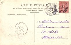 VINTAGE POSTCARD Folklore The bourree Auvergne