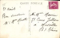 CPA Folklore La Bourree Auvergne 