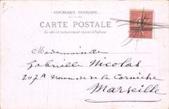 CPA Folklore La Bourree Auvergne 