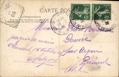 CPA Folklore La Bourree Auvergne 