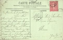 CPA Folklore La Bourree Auvergne 