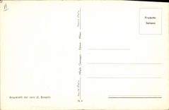 Vero Bonelli de Acquerelli dal del ilustrador de la fantasía de la POSTAL de la VENDIMIA