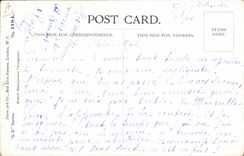 Marinero de la mujer del ilustrador de la fantasía de la POSTAL de la VENDIMIA