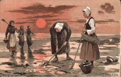 El Sinning del ilustrador de Besnou de la fantasía de la POSTAL de la VENDIMIA del café del Mocha de Leroux de los arrancadores