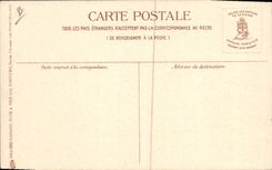 Ilustrador marina de la fantasía de la POSTAL de la VENDIMIA de los presentimientos de las señales de la zanja del agua