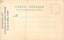 VINTAGE POSTCARD Vieux Paris World Fair of 1900 With the tavern Places of At the Clerks