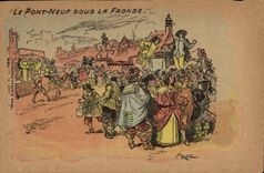 CPA Vieux Paris Le Pont Neuf sous la Fronde