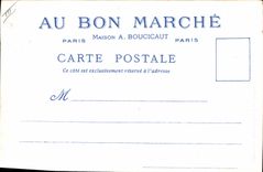 CPA Vieux Paris Au Bon Marche Maison Boucicaut Maison de Theophraste Renaudot