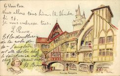 CPA Vieux Paris Rue des remparts