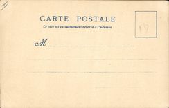 St viejo Julien de la iglesia de París de la POSTAL de la VENDIMIA de Menetriers