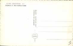CPM King George VI Roi d'Angleterre