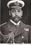 VINTAGE POSTCARD George V King d' Angleterre
