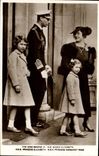 VINTAGE POSTCARD HM King George VI Queen Elizabeth