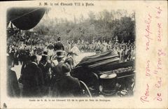 CPA SM Le Roi Edouard VII a Paris Gare du Bois de boulogne 