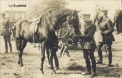 CPA SM Le Roi Georges V au camp 