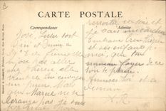 VINTAGE POSTCARD Cat Cats Kitten Duck Bill Le Bourget The mascot off the Hertford British Hospital Hospital