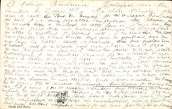 VINTAGE POSTCARD Cat Cats Kitten Dog Dogs EM Samson Irruption