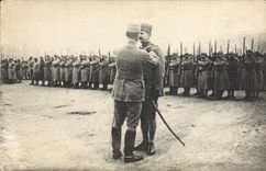 VINTAGE POSTCARD Militaria Decoration