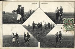 VINTAGE POSTCARD Militaria Given of Morocco decorations