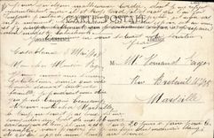 POSTAL Militaria de la VENDIMIA dado de las decoraciones de Marruecos