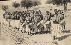 CPA Militaria Algerie Musique des Tirailleurs 
