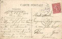 VINTAGE POSTCARD Militaria Algeria Music of the Riflemen