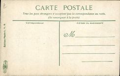 VINTAGE POSTCARD Militaria Algeria Former Rifleman medal