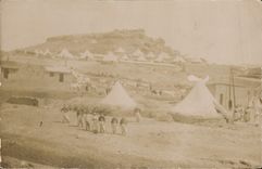 Real photo Morocco Militaria