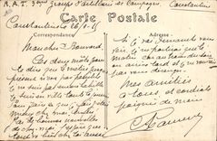 VINTAGE POSTCARD Militaria Artillery of mountain Regiment of Africa