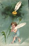 CPA Ange Fleur Pas du tout 